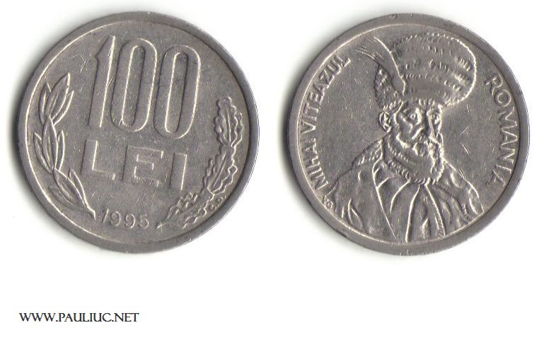 moneda de 100 de lei