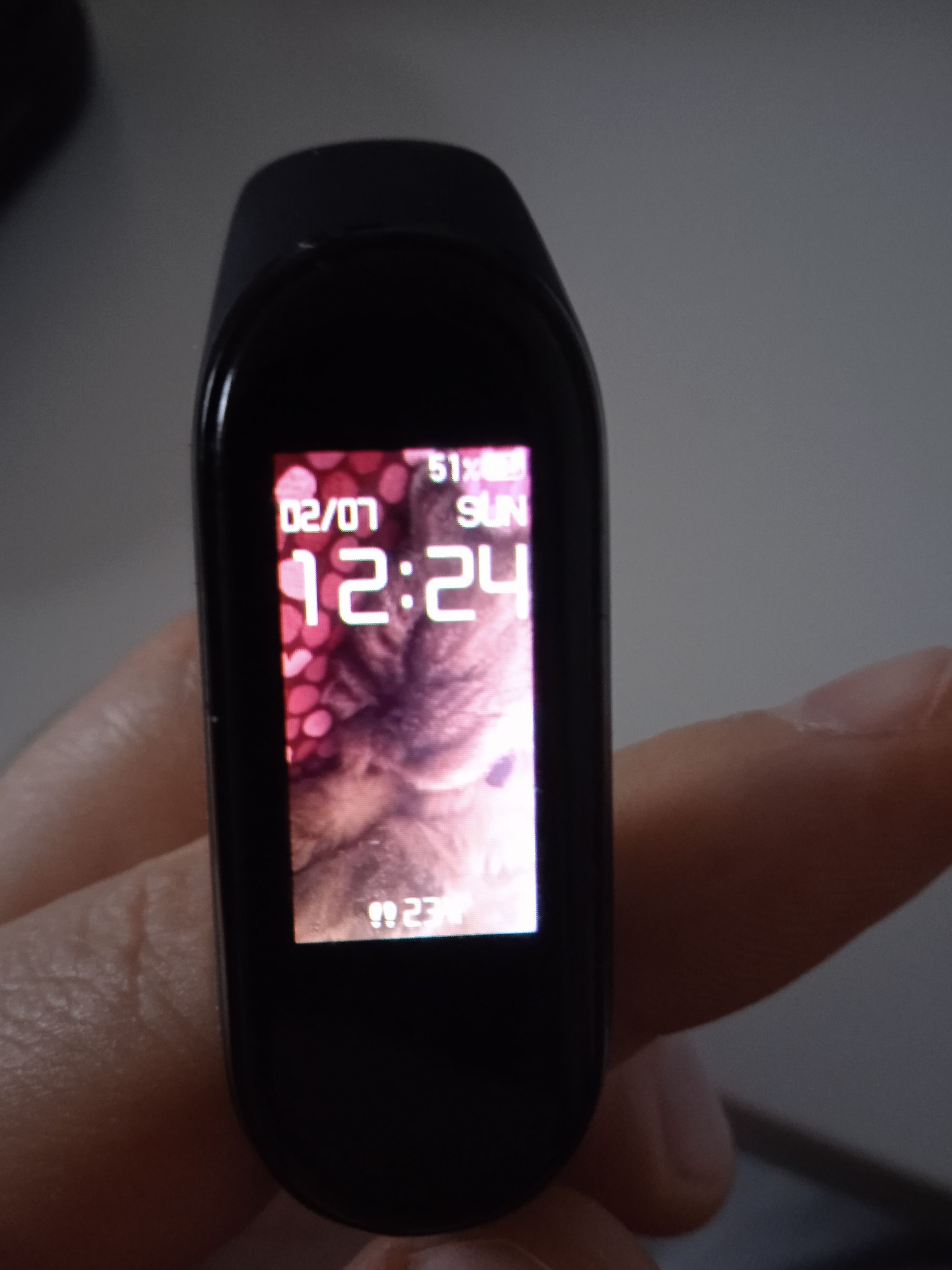 Xiaomi Mi Fit 4 cu custom watch face