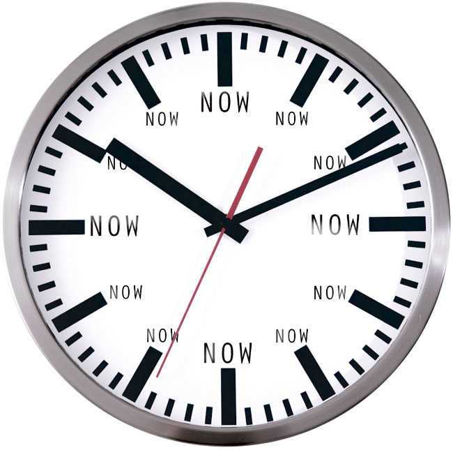Pagină de "Now" (Acum)