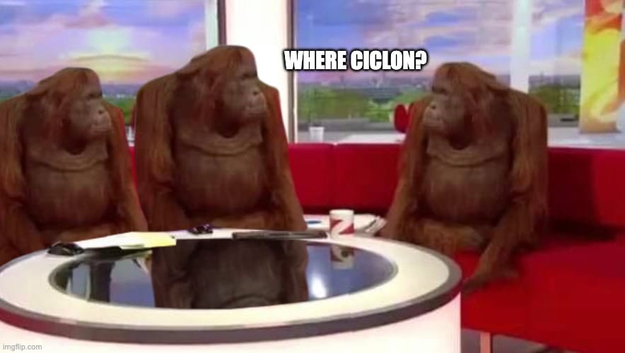 Where ciclon?