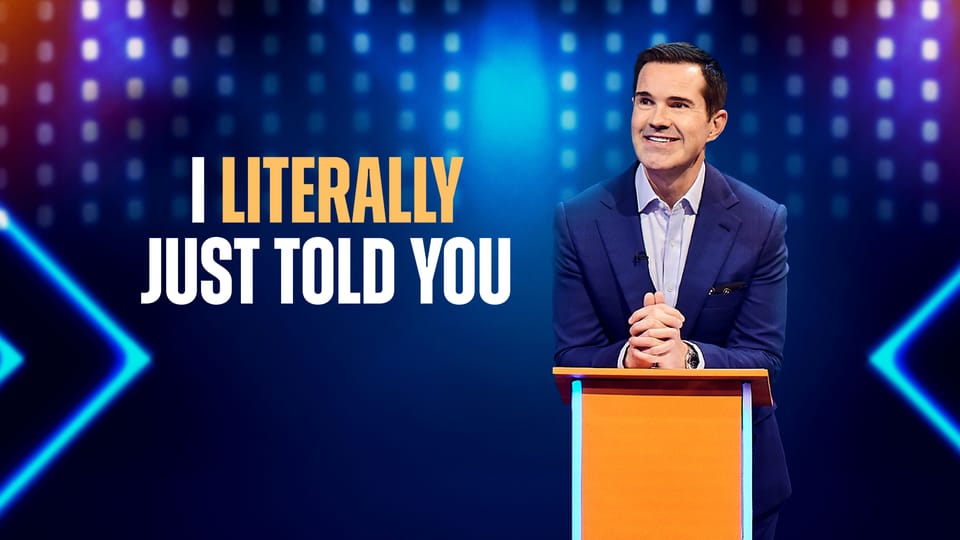 I Literally Just Told You - cu Jimmy Carr